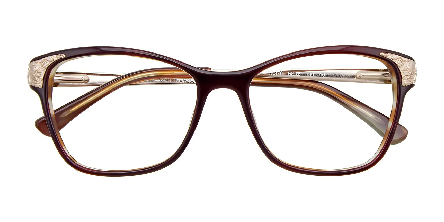 EasyClip EC376 Eyeglasses with Clip-on Sunglasses | Size 52 EasyClip EC376 Eyeglasses with Clip-on Sunglasses | Size 52