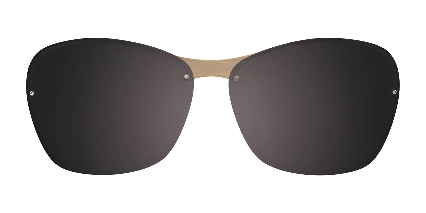 EasyClip EC376 Eyeglasses with Clip-on Sunglasses by EasyClip feature chic cat-eye frames, a gold-colored bridge, and rimless oversized black clip-on lenses for a modern, fashionable look. Size 52. EasyClip EC376 Eyeglasses with Clip-on Sunglasses by EasyClip feature chic cat-eye frames, a gold-colored bridge, and rimless oversized black clip-on lenses for a modern, fashionable look. Size 52.