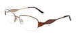 EasyClip EC391 Eyeglasses with Clip-on Sunglasses Satin Brown EasyClip EC391 Eyeglasses with Clip-on Sunglasses Satin Brown