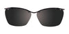 EasyClip EC403 Eyeglasses with Clip-on Sunglasses | Size 52 / Brown & Light Pink - Blueclip
