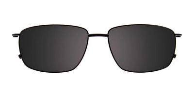 EasyClip EC411 Eyeglasses with Clip-on Sunglasses | Size 55