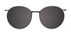 EasyClip EC422 Eyeglasses with Clip-on Sunglasses | Size 51 / Satin Dark Blue
