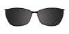 EasyClip EC428 Eyeglasses with Clip-on Sunglasses | Size 53 / Clip Only (Color №010)