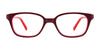 EasyClip EC430 Eyeglasses | Size 46 / Burgundy & Yellow & Red