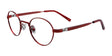EasyClip EC434 Eyeglasses Satin Red EasyClip EC434 Eyeglasses Satin Red