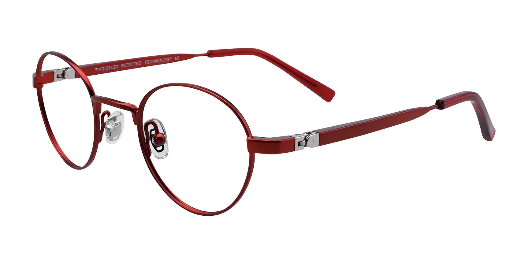 EasyClip EC434 Eyeglasses Satin Red EasyClip EC434 Eyeglasses Satin Red