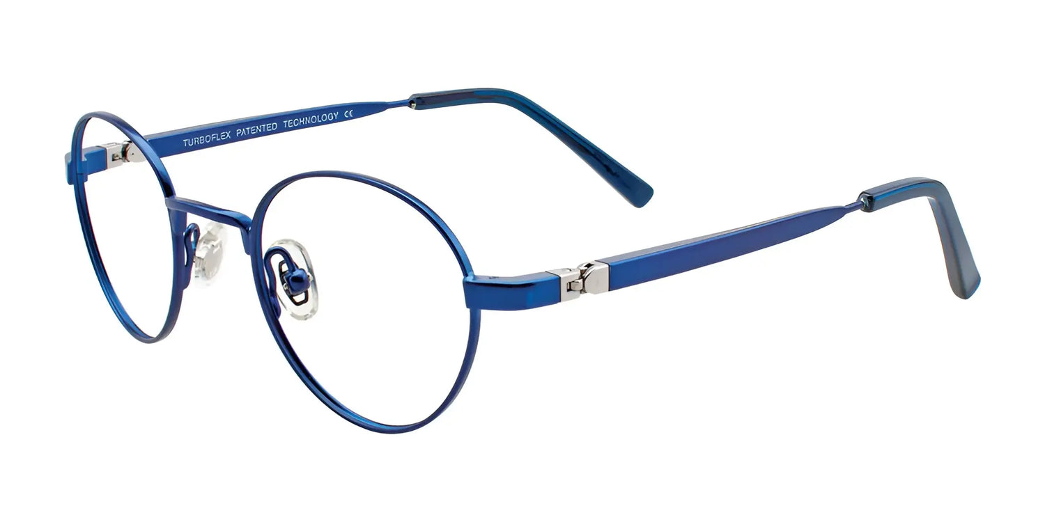 EasyClip EC434 Eyeglasses Satin Blue EasyClip EC434 Eyeglasses Satin Blue
