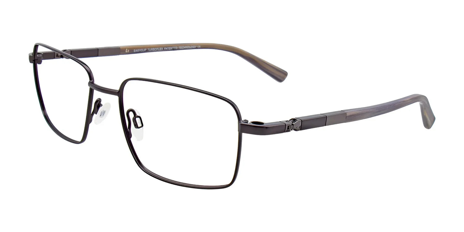 EasyClip EC436 Eyeglasses with Clip-on Sunglasses Satin Dark Grey EasyClip EC436 Eyeglasses with Clip-on Sunglasses Satin Dark Grey