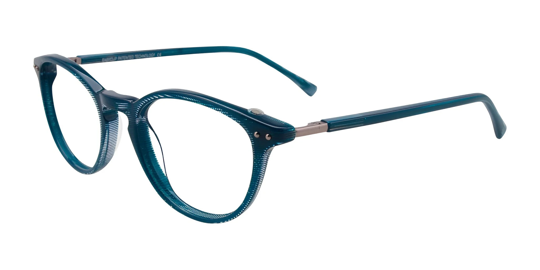 EasyClip EC443 Eyeglasses Teal & Crystal EasyClip EC443 Eyeglasses Teal & Crystal