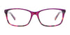 EasyClip EC449 Eyeglasses with Clip-on Sunglasses | Size 52 / Purple & Amber