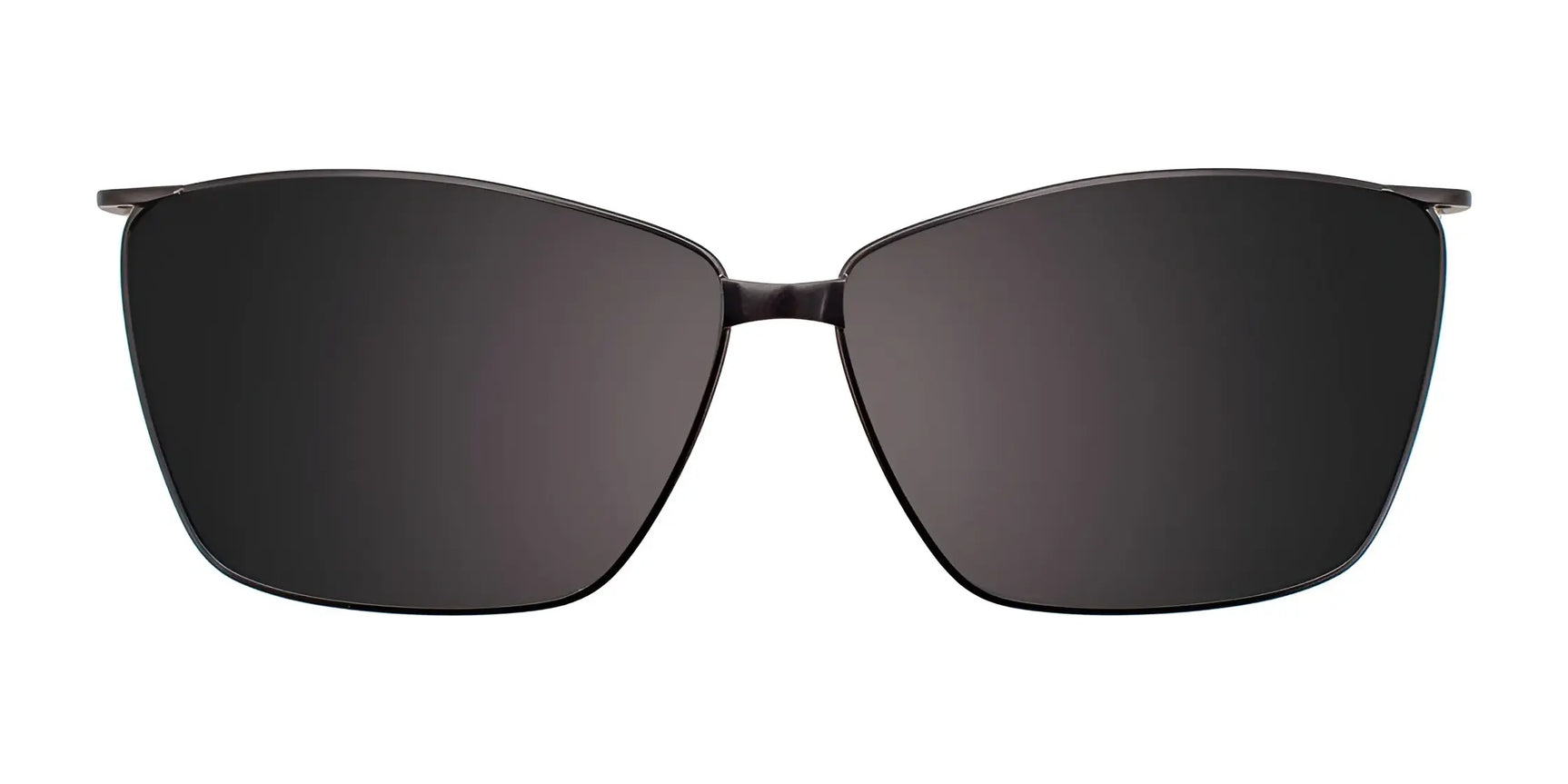 The EasyClip EC453 Eyeglasses with Clip-on Sunglasses by EasyClip feature large rectangular lenses, a thin metal frame, and are prescription ready. Includes a polarized clip-on for added versatility. Size 49. The EasyClip EC453 Eyeglasses with Clip-on Sunglasses by EasyClip feature large rectangular lenses, a thin metal frame, and are prescription ready. Includes a polarized clip-on for added versatility. Size 49.