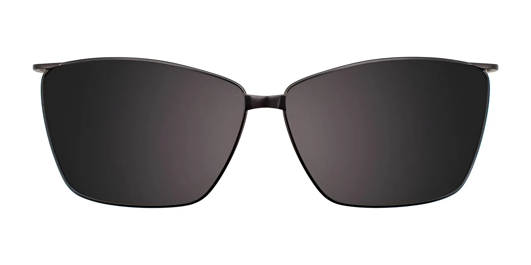 EasyClip EC453 Eyeglasses with Clip-on Sunglasses feature black rectangular frames, dark lenses, and thin metal construction. Prescription ready and compatible with the included polarized clip for added convenience. Size 49. Brand: EasyClip. EasyClip EC453 Eyeglasses with Clip-on Sunglasses feature black rectangular frames, dark lenses, and thin metal construction. Prescription ready and compatible with the included polarized clip for added convenience. Size 49. Brand: EasyClip.