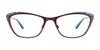 EasyClip EC456 Eyeglasses with Clip-on Sunglasses | Size 51 / Satin Black & Dark Pink