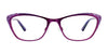 EasyClip EC456 Eyeglasses with Clip-on Sunglasses | Size 51 / Satin Black & Dark Pink