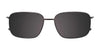 EasyClip EC468 Eyeglasses with Clip-on Sunglasses | Size 53 / Satin Dark Brown