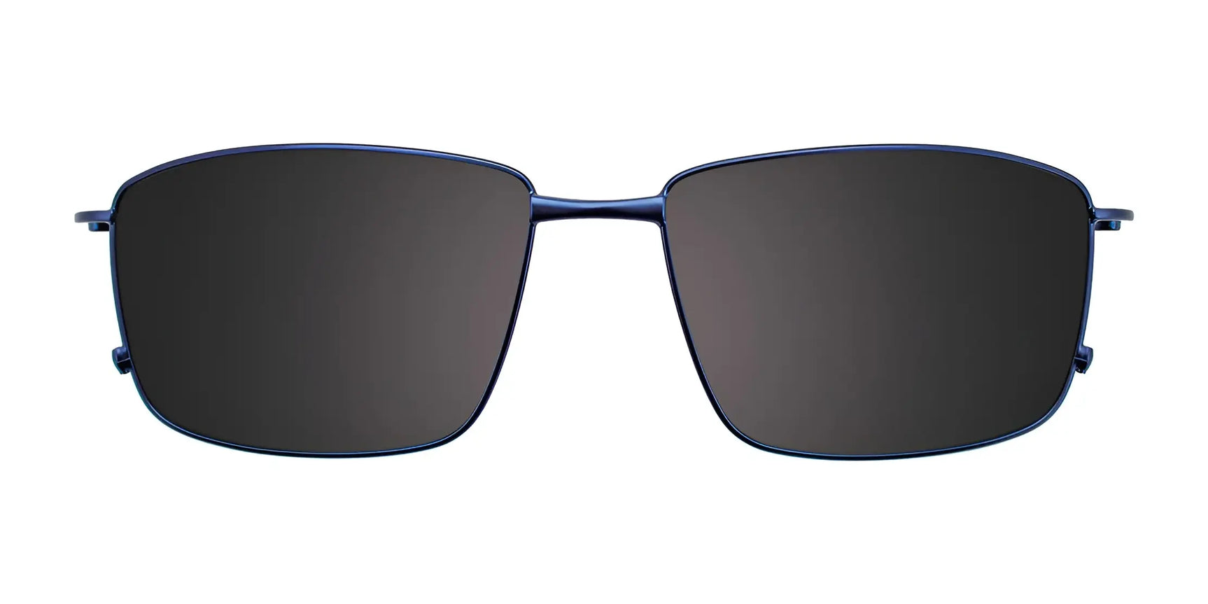 EasyClip EC470 Eyeglasses with thin, rectangular black frames are shown front-facing on a white background, featuring versatile clip-on sunglasses. EasyClip EC470 Eyeglasses with thin, rectangular black frames are shown front-facing on a white background, featuring versatile clip-on sunglasses.