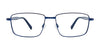 EasyClip EC470 Eyeglasses with Clip-on Sunglasses | Size 57 / Satin Black