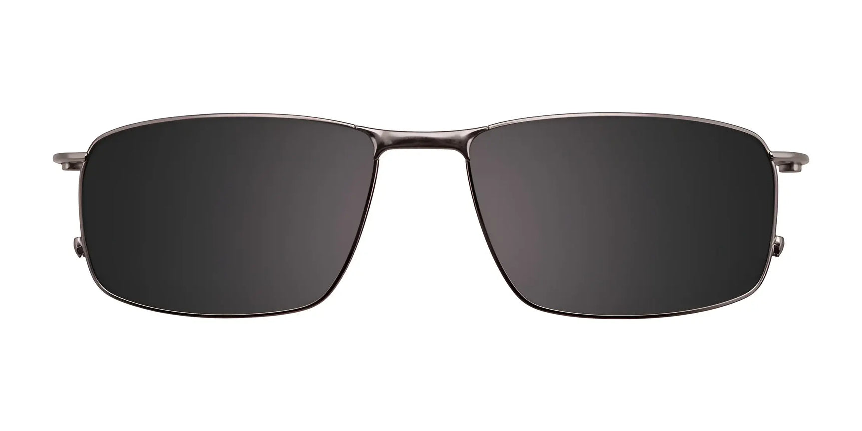 EasyClip EC477 Eyeglasses with Clip-on Sunglasses | Size 54 by EasyClip feature black rectangular metal frames and include a convenient polarized clip-on, offering versatile style and protection. Seen from the front on a white background. Prescription ready. EasyClip EC477 Eyeglasses with Clip-on Sunglasses | Size 54 by EasyClip feature black rectangular metal frames and include a convenient polarized clip-on, offering versatile style and protection. Seen from the front on a white background. Prescription ready.