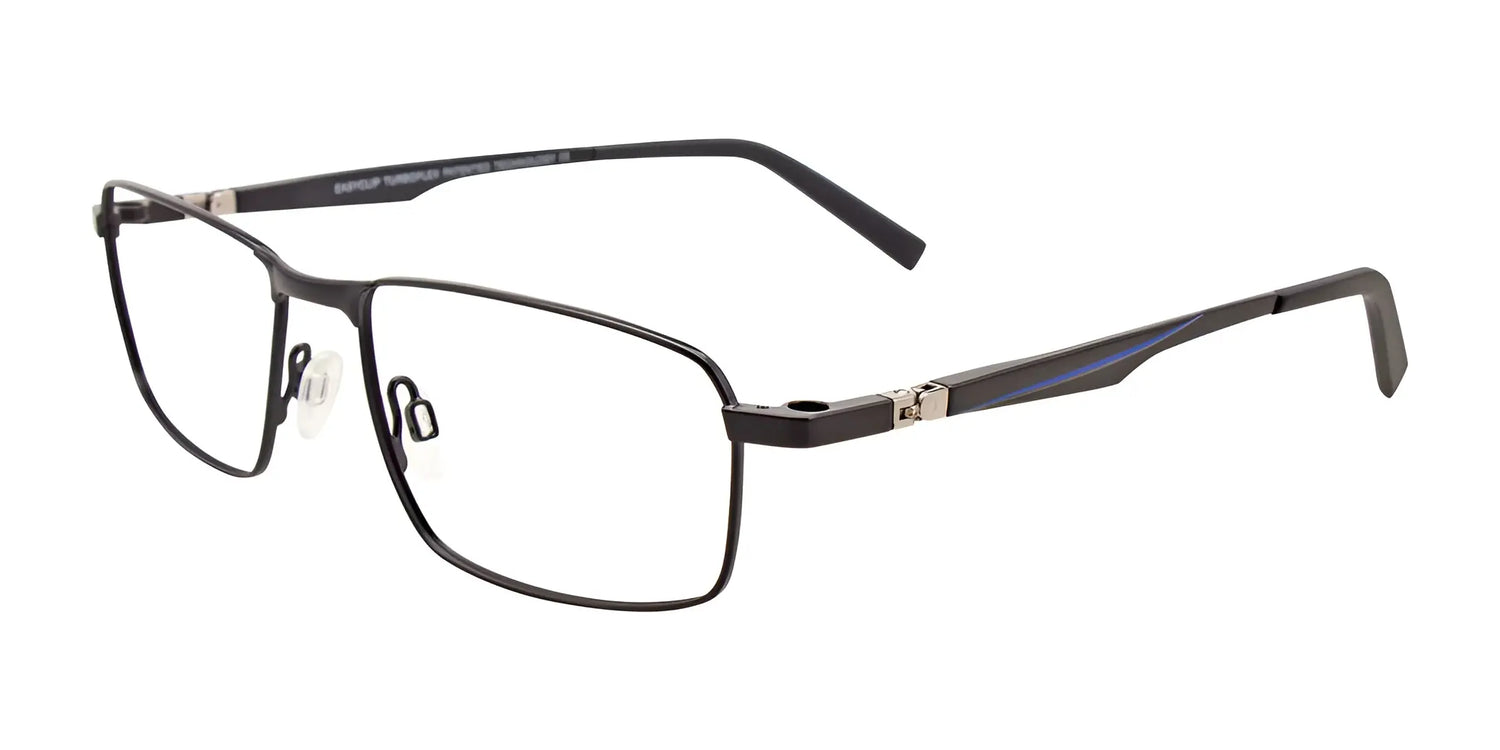 EasyClip EC477 Eyeglasses with Clip-on Sunglasses Satin Black EasyClip EC477 Eyeglasses with Clip-on Sunglasses Satin Black