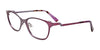 EasyClip EC478 Eyeglasses with Clip-on Sunglasses | Size 52 / Satin Light Purple & Purple