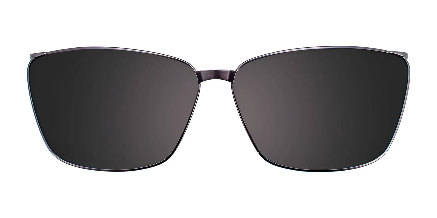 EasyClip EC483 Eyeglasses with Clip-on Sunglasses feature large, square lenses and thin metal frames, offering versatile style and sun protection in one. Brand: EasyClip. Size: 53. EasyClip EC483 Eyeglasses with Clip-on Sunglasses feature large, square lenses and thin metal frames, offering versatile style and sun protection in one. Brand: EasyClip. Size: 53.