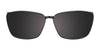 EasyClip EC483 Eyeglasses with Clip-on Sunglasses | Size 53 / Clip Only (Color №080)