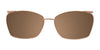 EasyClip EC484 Eyeglasses with Clip-on Sunglasses | Size 52 / Clip Only (Color №010)