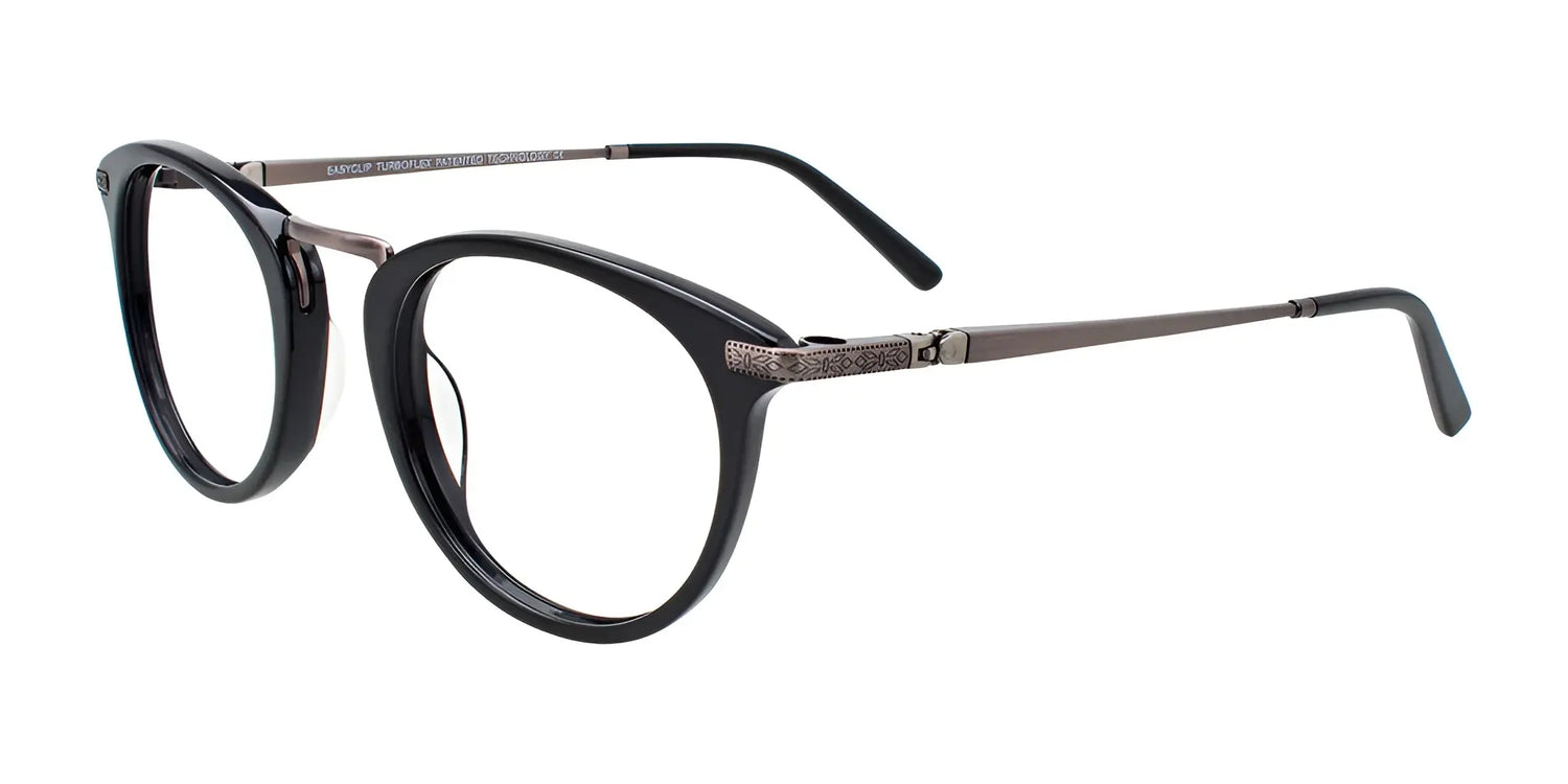 EasyClip EC485 Eyeglasses with Clip-on Sunglasses Black & Grey EasyClip EC485 Eyeglasses with Clip-on Sunglasses Black & Grey