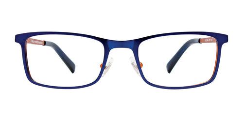 EasyClip EC492 Eyeglasses / Size 44 / Matt Blue & Matt Orange