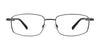 EasyClip EC493 Eyeglasses with Clip-on Sunglasses | Size 56 / Shiny Dark Brown & Dark Brown