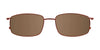 EasyClip EC493 Eyeglasses with Clip-on Sunglasses | Size 56 / Clip Only (Color №010)