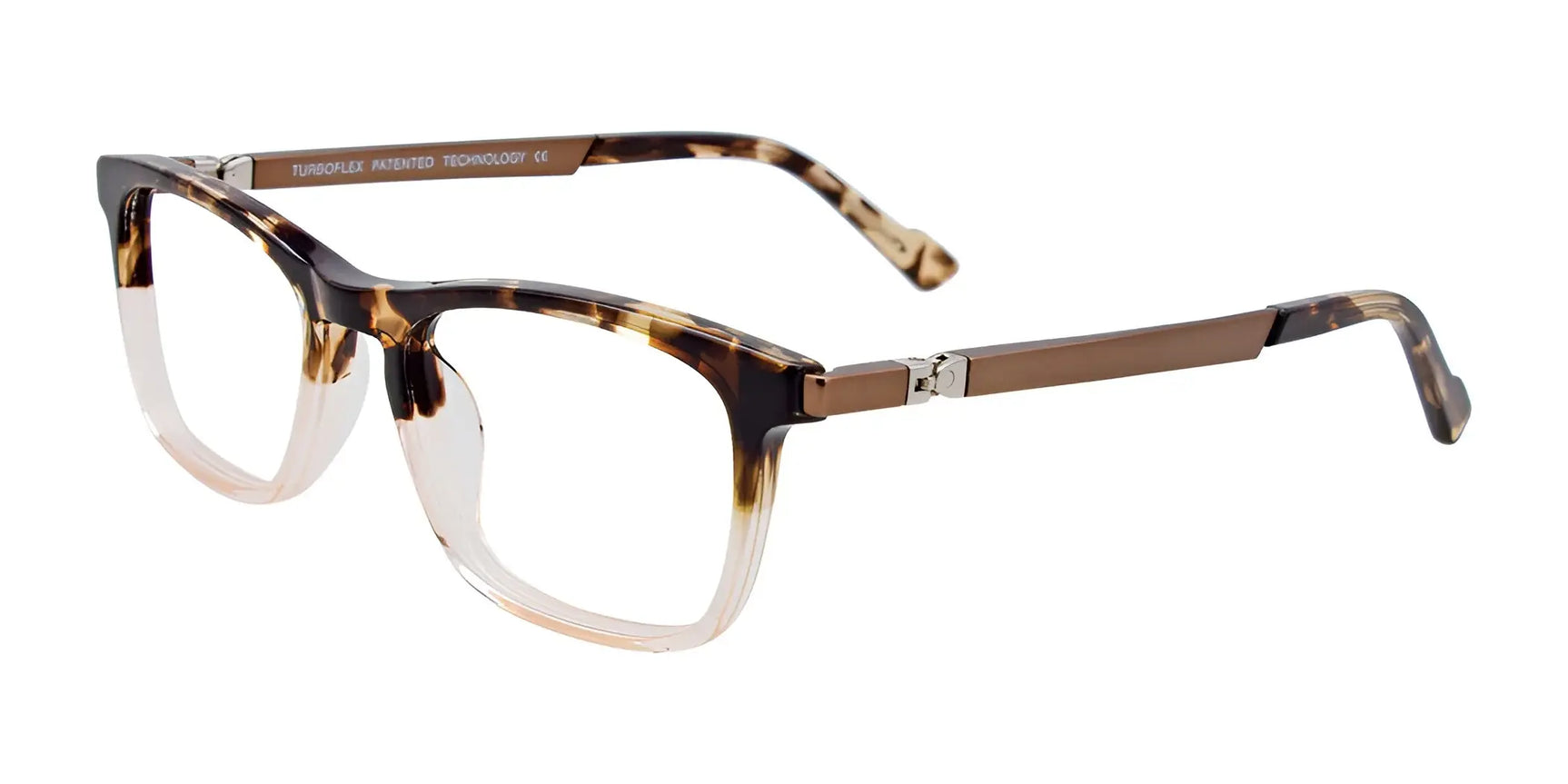 EasyClip EC494 Eyeglasses Demi Brown & Crystal Brown EasyClip EC494 Eyeglasses Demi Brown & Crystal Brown