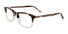 EasyClip EC494 Eyeglasses | Size 45 / Demi Brown & Crystal Brown