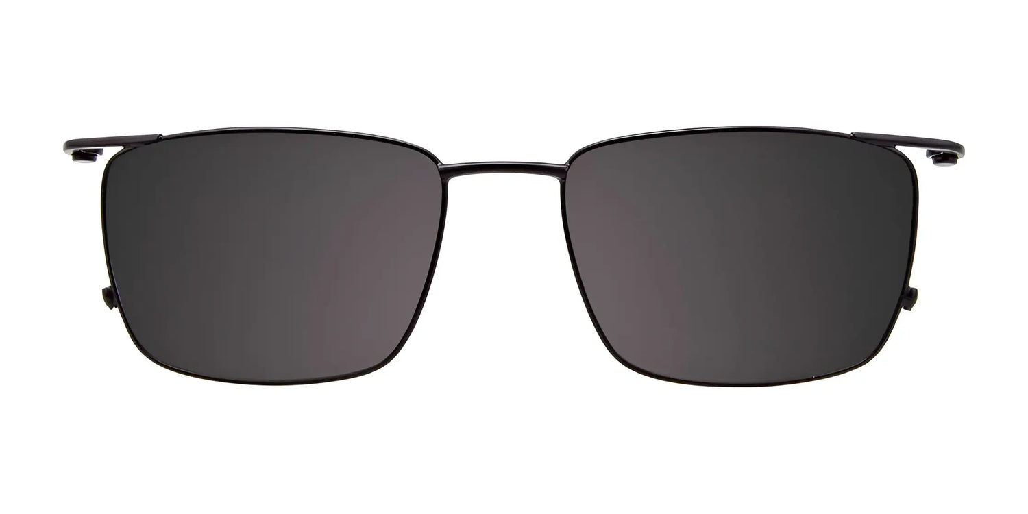 EasyClip EC496 Eyeglasses with Clip-on Sunglasses (Size 55) by EasyClip: sleek black rectangular frames with thin metal design, shown on a white background. Clip-on polarized lenses offer stylish protection and clear vision anywhere. EasyClip EC496 Eyeglasses with Clip-on Sunglasses (Size 55) by EasyClip: sleek black rectangular frames with thin metal design, shown on a white background. Clip-on polarized lenses offer stylish protection and clear vision anywhere.