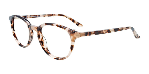 EasyClip EC499 Eyeglasses with Clip-on Sunglasses | Size 49 / Demi Brown