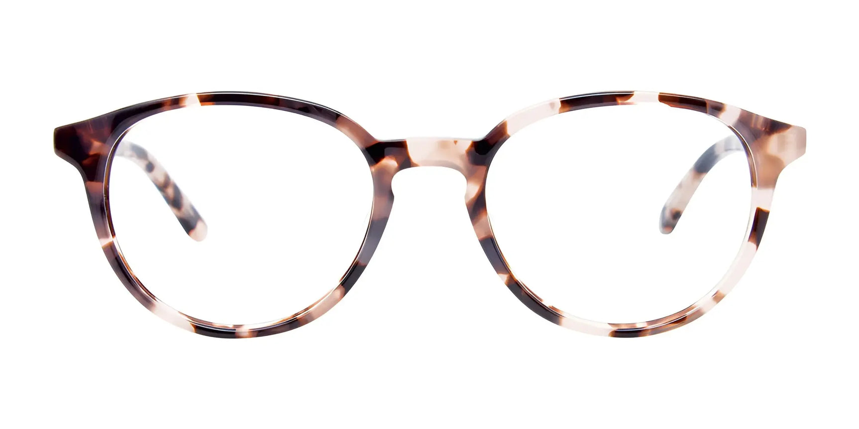 EasyClip EC499 Eyeglasses with Clip-on Sunglasses | Size 49 by EasyClip feature a round tortoiseshell frame in light brown and beige, shown on a white background. These prescription-ready frames include a polarized clip for extra versatility. EasyClip EC499 Eyeglasses with Clip-on Sunglasses | Size 49 by EasyClip feature a round tortoiseshell frame in light brown and beige, shown on a white background. These prescription-ready frames include a polarized clip for extra versatility.