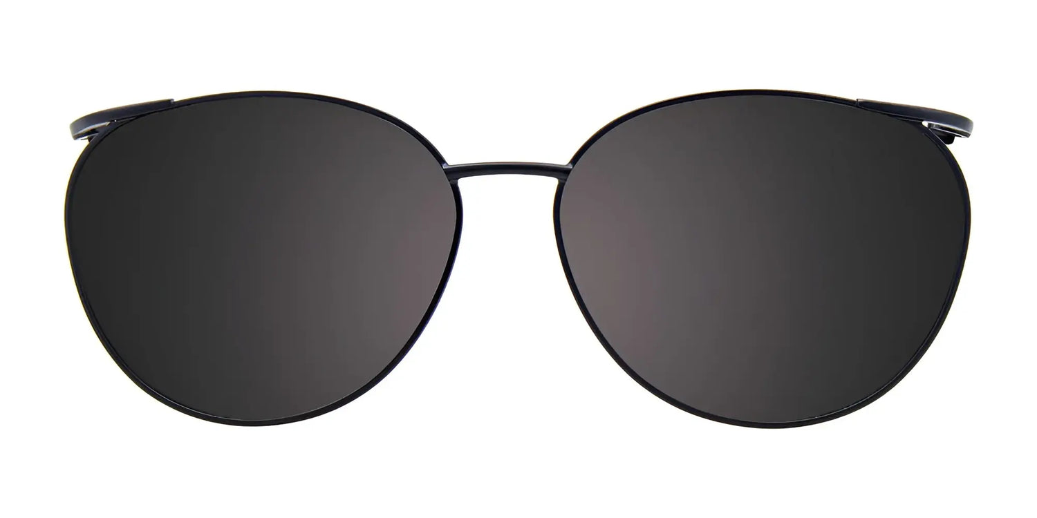 EasyClip EC499 Eyeglasses with Clip-on Sunglasses by EasyClip feature a prescription-ready, aviator-style frame and polarized clip-on dark lenses for versatile everyday wear; shown here on a white background. EasyClip EC499 Eyeglasses with Clip-on Sunglasses by EasyClip feature a prescription-ready, aviator-style frame and polarized clip-on dark lenses for versatile everyday wear; shown here on a white background.