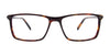 EasyClip EC500 Eyeglasses with Clip-on Sunglasses | Size 59 / Brown Marbled