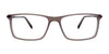 EasyClip EC500 Eyeglasses with Clip-on Sunglasses | Size 59 / Brown Marbled