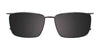 EasyClip EC500 Eyeglasses with Clip-on Sunglasses | Size 59 / Clip Only (Color №010)