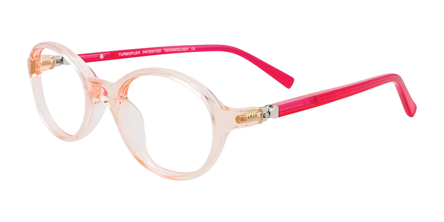 EasyClip EC505 Eyeglasses Salmon Crystal & Glitters EasyClip EC505 Eyeglasses Salmon Crystal & Glitters