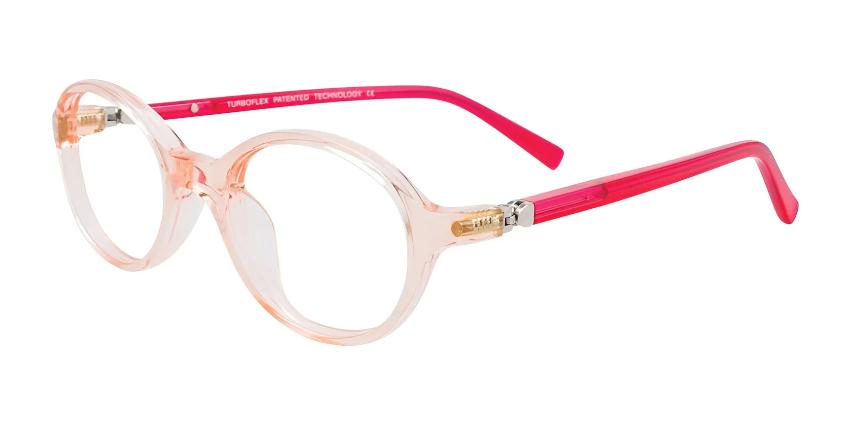 EasyClip EC505 Eyeglasses Salmon Crystal & Glitters EasyClip EC505 Eyeglasses Salmon Crystal & Glitters