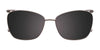 EasyClip EC526 Eyeglasses with Clip-on Sunglasses | Size 50 / Blue & Green & Black Marbled
