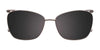 EasyClip EC526 Eyeglasses with Clip-on Sunglasses | Size 50 / Blue & Green & Black Marbled