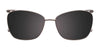 EasyClip EC526 Eyeglasses with Clip-on Sunglasses | Size 50 / Blue & Green & Black Marbled