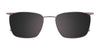 EasyClip EC529 Eyeglasses with Clip-on Sunglasses | Size 54 / Clip Only (Color №050)