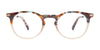 EasyClip EC536 Eyeglasses | Size 45 / Blue & Grey & Brown Marbled & Crystal Light Blue