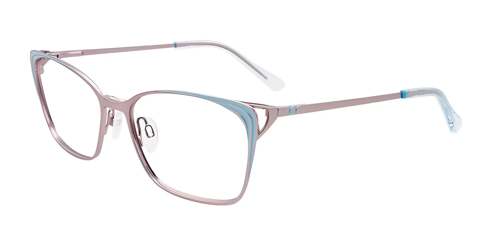 EasyClip EC545 Eyeglasses with Clip-on Sunglasses Matt Light Blue & Matt Grey EasyClip EC545 Eyeglasses with Clip-on Sunglasses Matt Light Blue & Matt Grey