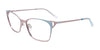 EasyClip EC545 Eyeglasses with Clip-on Sunglasses | Size 56 / Matt Light Blue & Matt Grey