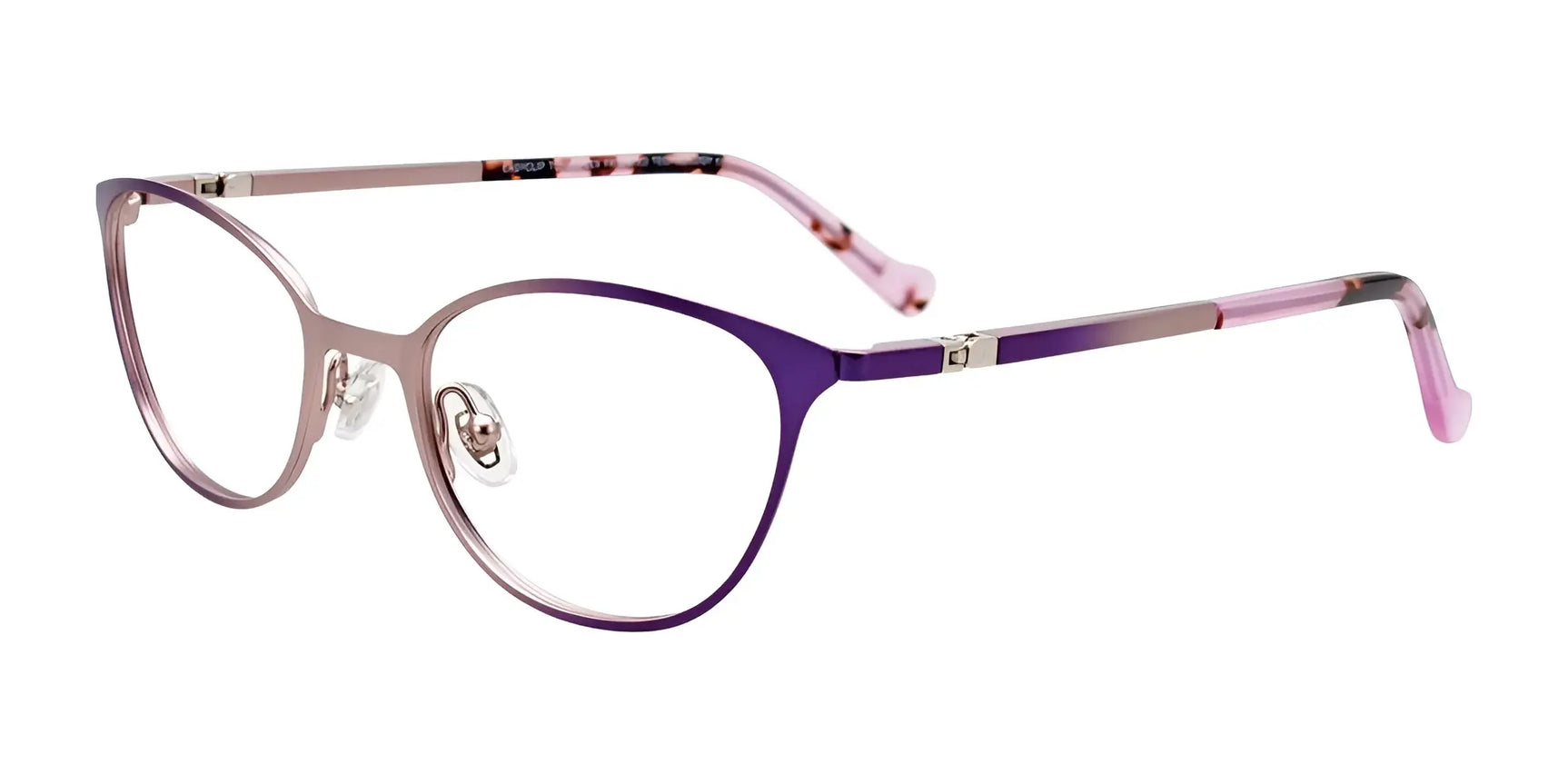 EasyClip EC548 Eyeglasses Matt Purple & Matt Light Lilac EasyClip EC548 Eyeglasses Matt Purple & Matt Light Lilac